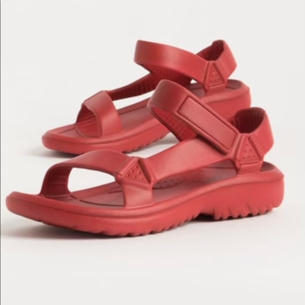 Red Sandals